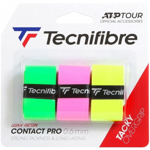 Surgrips Tecnifibre Pro Contact ATP x3-raquette-padel.com FLUO