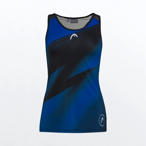 Debardeur PLAY TECH TANK TOP W Royal - raquette-padel.com