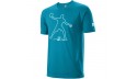 T-shirt BELA TECH TEE II JR Bleu corail