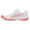 Chaussures de padel GEL-GAME 9 CLAY White/Sun coral