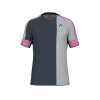 T-shirt PLAY TECH MEN Cyclame/Grey