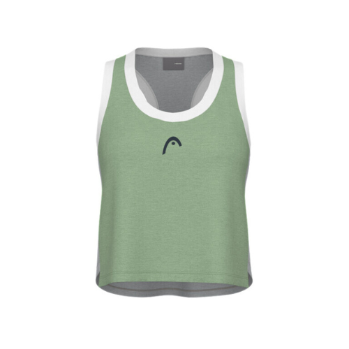 Débardeur PLAY CROP TOP WOMEN Celery green/Grey