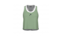 Débardeur PLAY CROP TOP WOMEN Celery green/Grey